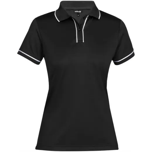 Ladies Osaka Golf Shirt Black